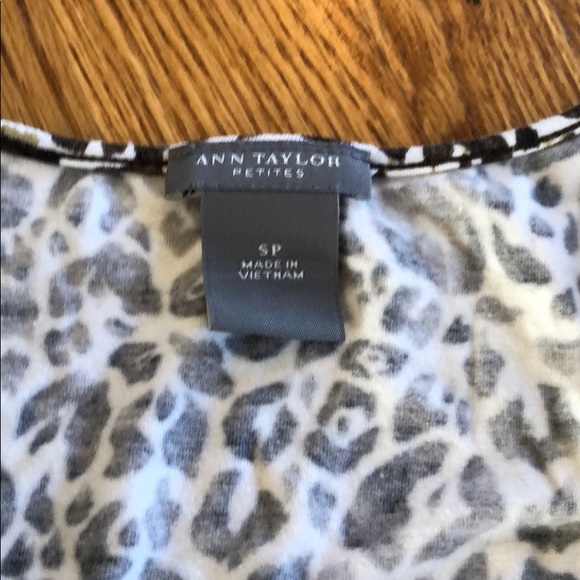 Ann Taylor Leopard Print Tank Top - Picture 3 of 3